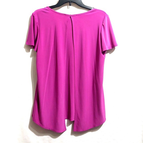 Anttony Originals Womens Sm Lounge Overlay‎ Top and Pants Polyester Blend Purple - Picture 4 of 7